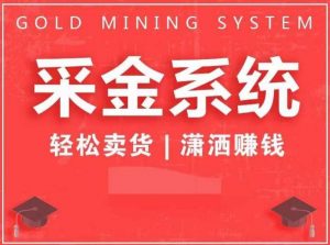 采金系统2.0,私域成交,快速成交收钱,轻松卖货,业绩暴涨,潇洒赚钱-网赚项目众筹网