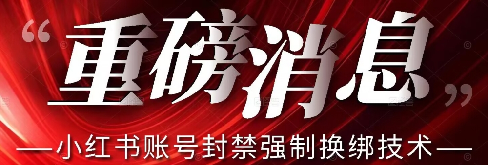 【最新】小红书账号封禁强制换绑技术可日赚300-网赚项目众筹网