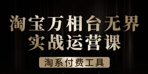 沧海·淘系万相台无界实战运营课，万相台无界实操全案例解析-网赚项目众筹网