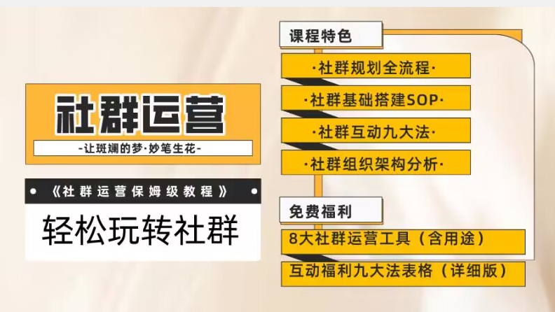 【社群运营】保姆式教程：九大互动法，八款社群运营工具助你轻松玩转社群【揭秘】-网赚项目众筹网