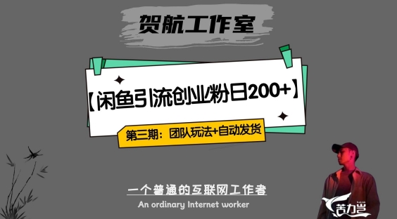第三期：暴力引流，无脑搬运，闲鱼创业粉引流一天200+，更新全自动发货的团队闭环模式【揭秘】-网赚项目众筹网