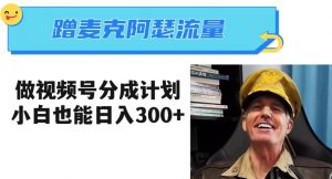 蹭麦克阿瑟热点，做视频号分成计划，小白三分钟一条日入300+【揭秘】-网赚项目众筹网