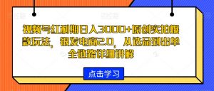 视频号红利期日入3000+原创实拍爆款玩法，银发电商2.0，从选品到出单全链路详细讲解【揭秘】-网赚项目众筹网