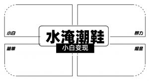 2024全新冷门水淹潮鞋无人直播玩法,小白也能轻松上手,打爆私域流量,轻松实现变现【揭秘】-网赚项目众筹网