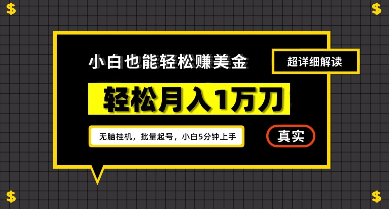 谷歌看广告撸美金2.0，无脑挂机，多号操作，月入1万刀【揭秘】-网赚项目众筹网