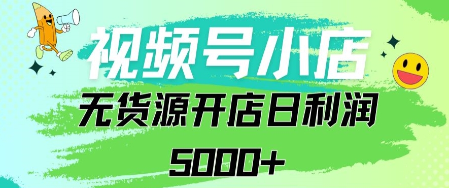 视频号无货源小店从0到1日订单量千单以上纯利润稳稳5000+【揭秘】-网赚项目众筹网