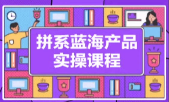 拼系冷门蓝海产品实操课程，从注册店铺到选品上架到流量维护环环相扣-网赚项目众筹网
