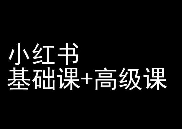 小红书基础课+高级课-小红书运营教程-网赚项目众筹网