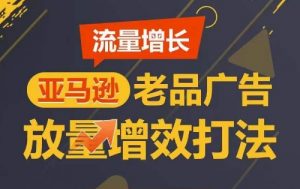 流量增长 亚马逊老品广告放量增效打法，短期内广告销量翻倍-网赚项目众筹网