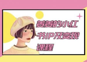 姜姜的小红书IP及变现课程,姜姜小红书2024-网赚项目众筹网