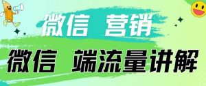 4.19日内部分享《微信营销流量端口》微信付费投流【揭秘】-网赚项目众筹网