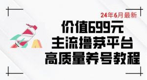 6月最新价值699的主流撸茅台平台精品养号下车攻略【揭秘】-网赚项目众筹网