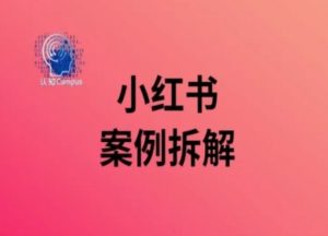小红书案例拆解，深度解读小红书40万粉-网赚项目众筹网