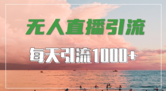 抖音快手视频号全平台通用，无人直播引流法，超暴力引流1000+高质量精准创业粉【揭秘】-网赚项目众筹网