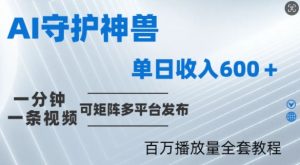 制作各省守护神，100多W播放量的视频只需要1分钟就能完成【揭秘】-网赚项目众筹网