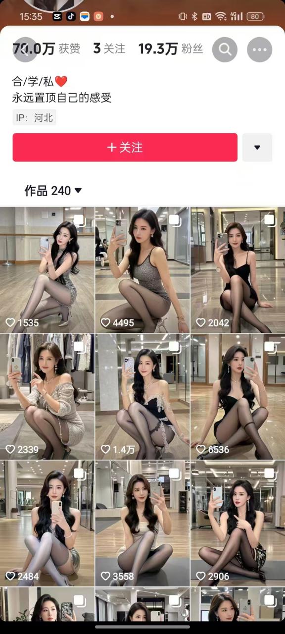 外面卖399的AI美女图文玩法，涨粉贼快，几天就万粉了-网赚项目众筹网