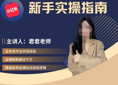 君君-小红书电商从入门到精通，新手实操指南-网赚项目众筹网