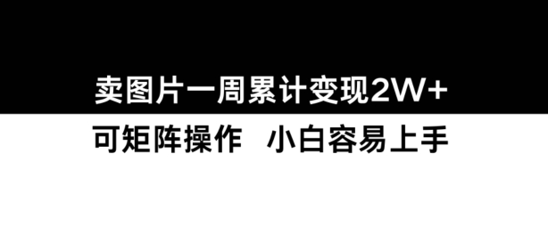 小红书【卖图片】一周累计变现2W+小白易上手-网赚项目众筹网