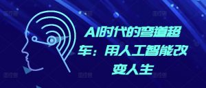AI时代的弯道超车:用人工智能改变人生-网赚项目众筹网