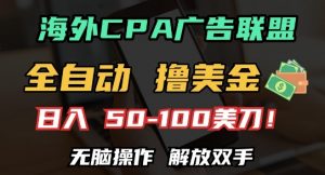 海外CPA全自动撸美金, 日入100+美刀,无脑操作,解放双手【揭秘】-网赚项目众筹网