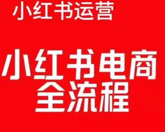 红薯电商实操课，小红书电商全流程-网赚项目众筹网