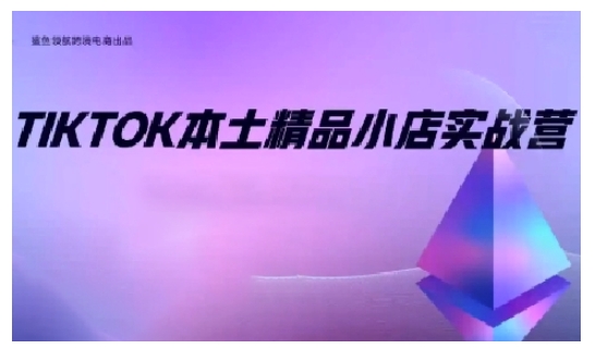 TikTok本土精品小店出海实战营，从入门到高阶，不止0-1!-网赚项目众筹网