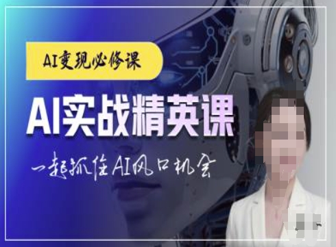 AI实战精英课，chatgptAI实战教程，一起抓住AI风口的机会-网赚项目众筹网