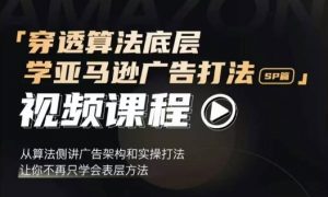 穿透算法底层,学亚马逊广告打法SP篇,从算法侧讲广告架构和实操打法,让你不再只学会表层方法-网赚项目众筹网
