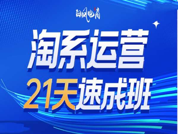 淘系运营21天速成班35期，年前最后一波和2025方向-网赚项目众筹网