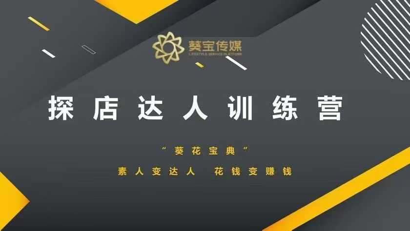 探店达人训练营，素人变达人，花钱变赚钱-网赚项目众筹网