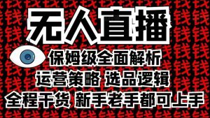 2025无人直播这么做就对了,保姆级全面解析,全程干货,新手老手都可上手-网赚项目众筹网