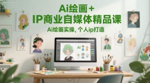 Ai绘画+IP商业自媒体精品课,Ai绘画实操,个人ip打造-网赚项目众筹网