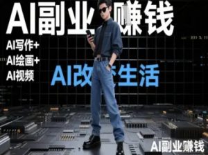 AI改变生活(Ai写作+AI绘画+Ai视频),AI副业挣钱-网赚项目众筹网