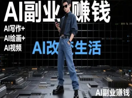 AI改变生活（Ai写作+AI绘画+Ai视频），AI副业挣钱-网赚项目众筹网