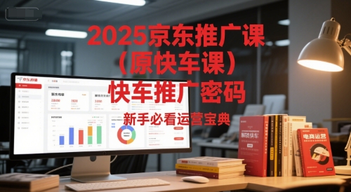 2025京东推广课（原快车课）解锁京东快车推广密码，新手必看运营宝典-网赚项目众筹网
