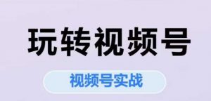 玩转视频号,视频号实战系列课-网赚项目众筹网