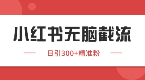 小红书截流同行客源，独家野路子获客玩法 日引200+暴力获客【揭秘】-网赚项目众筹网