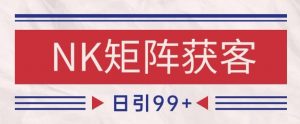 小红书某音NK赛道引流获客 自热矩阵日引200+【揭秘】-网赚项目众筹网