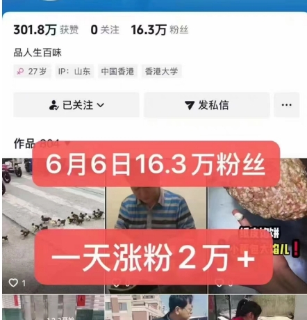 外面卖5000最新抖音搬运涨粉技术，新玩法，一分钟一条，一天涨粉2W，苹果安卓都可用-网赚项目众筹网