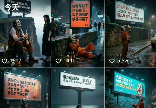 一条视频竟然15W赞！用AI制作小丑自嘲扎心文案视频，当下非常火爆的短视频流量神器-网赚项目众筹网