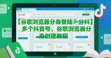 谷歌浏览器分身登陆多个抖音号，谷歌浏览器分身创建教程-网赚项目众筹网