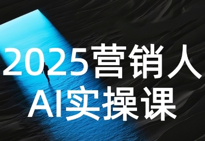 2025营销人Al实操课，AI营销抢跑实战，从Prompt到方案，效率碾压同行-网赚项目众筹网