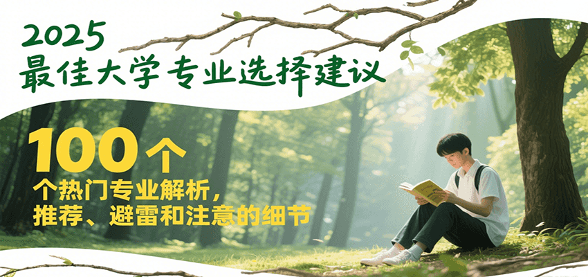 2025最佳大学专业选择建议，100个热门专业解析，推荐、避雷和注意的细节-网赚项目众筹网