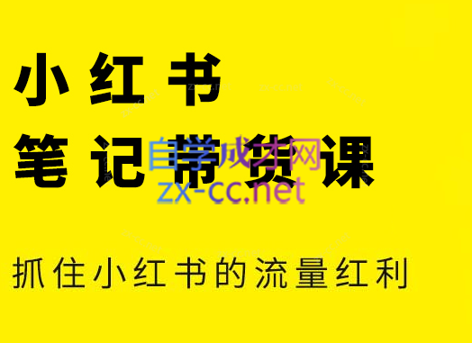 张宾·小红书笔记带货课(更新6月)-网赚项目众筹网