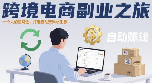 跨境电商副业之旅，一个人的亚马逊，打造自动賺钱小生意-网赚项目众筹网