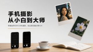 手机摄影从小白到大师,零基础带你学习手机摄影,拍出朋友圈点赞大片-网赚项目众筹网