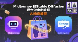 Midjourney和Stable Diffusion混合做电商教程-ai电商教程-网赚项目众筹网