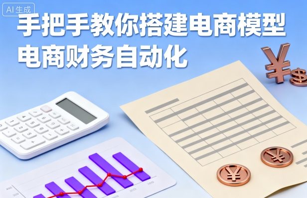 手把手教你搭建电商模型-电商财务自动化-网赚项目众筹网
