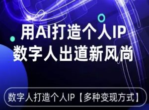 用星幻AI数字人打造个人IP,实现多种变现方式,数字人出道新风尚-网赚项目众筹网