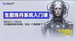 LibLibAI哩布哩布生图炼丹系统入门课,从生图到炼丹,只学这一门就够了-网赚项目众筹网